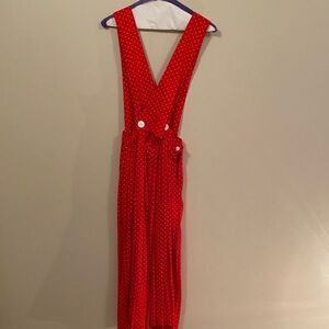 Red Polka Dot Women's Dress